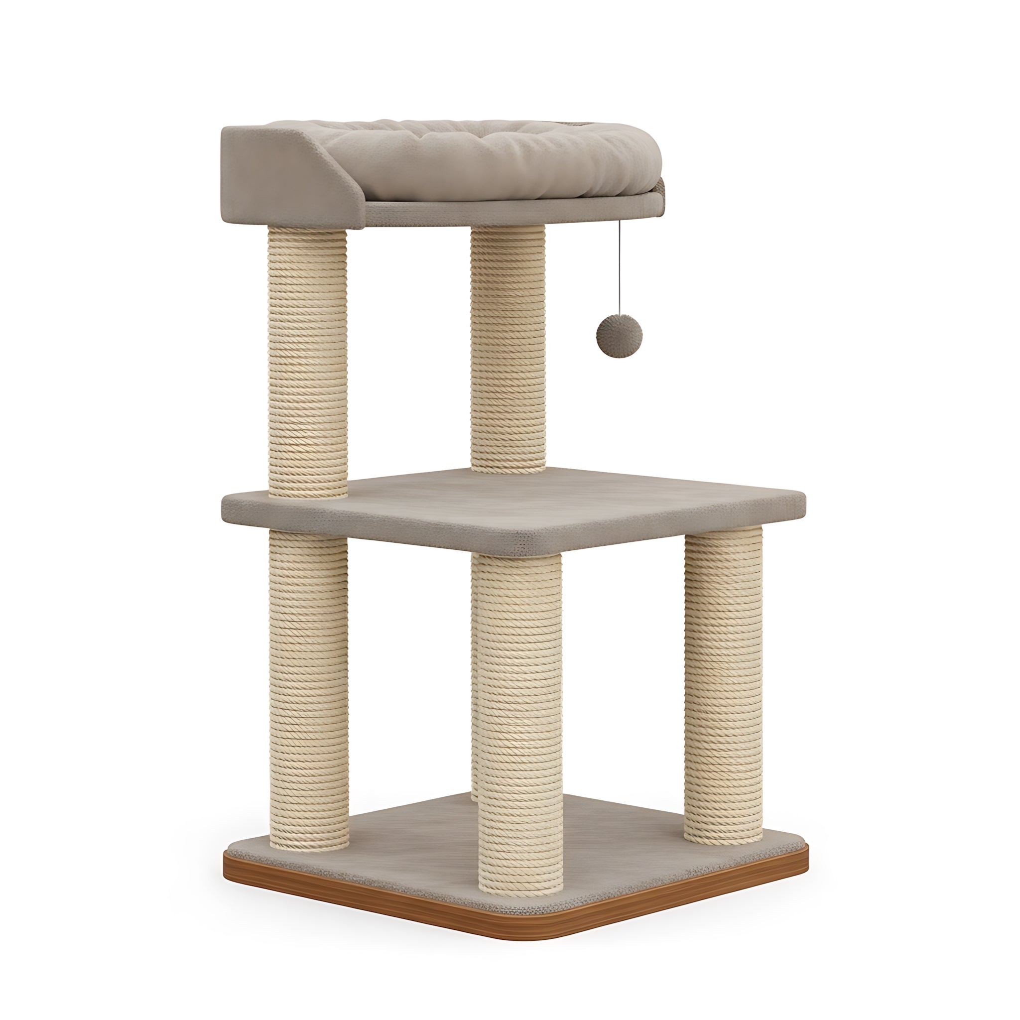 Durable Cat Scratching Post with Sisal Rope Furniture Protection Cat Toy