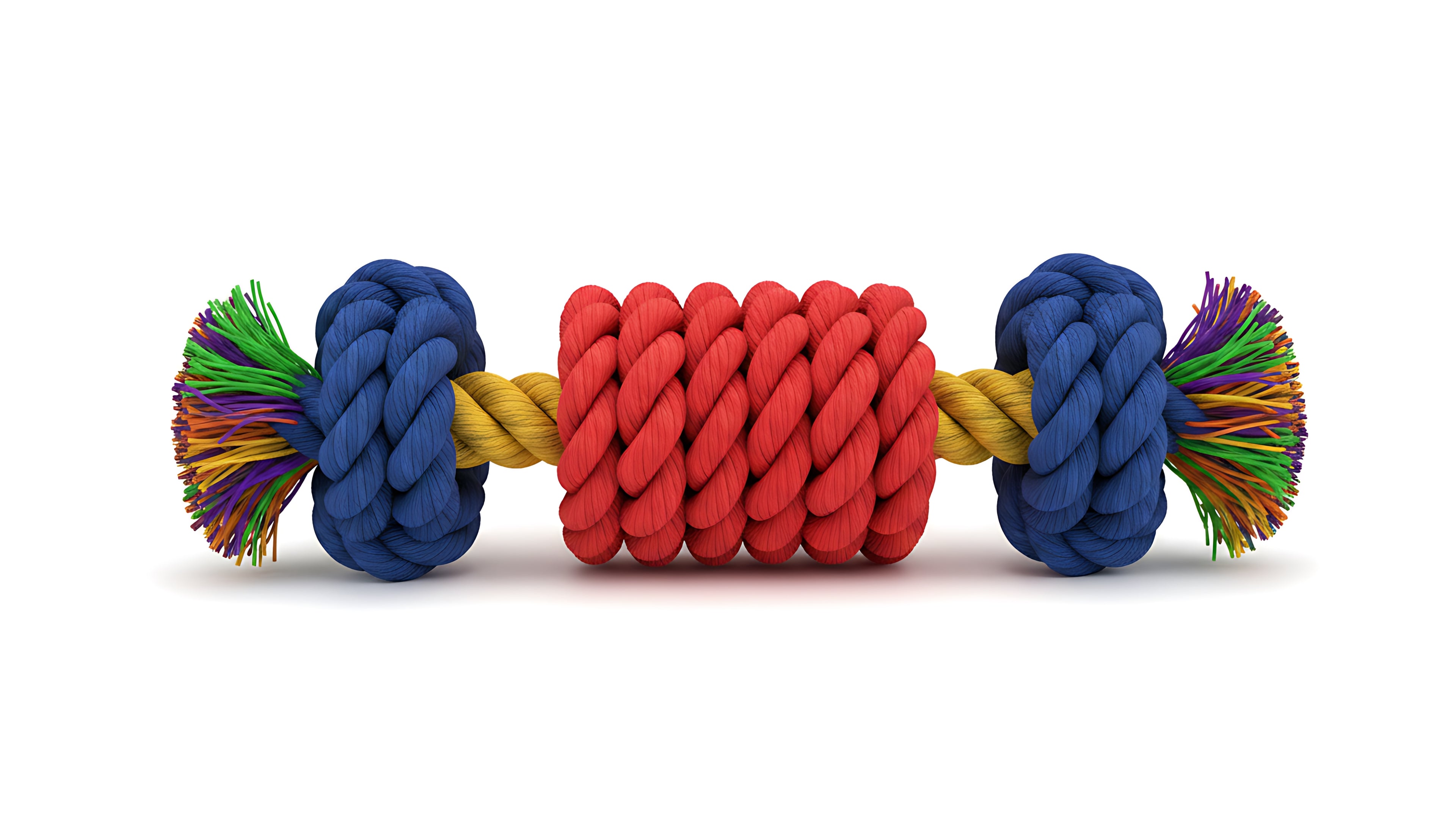 Cotton Rope Tug Dog Toy for Teeth Cleaning Durable Chew Toy for Dogs