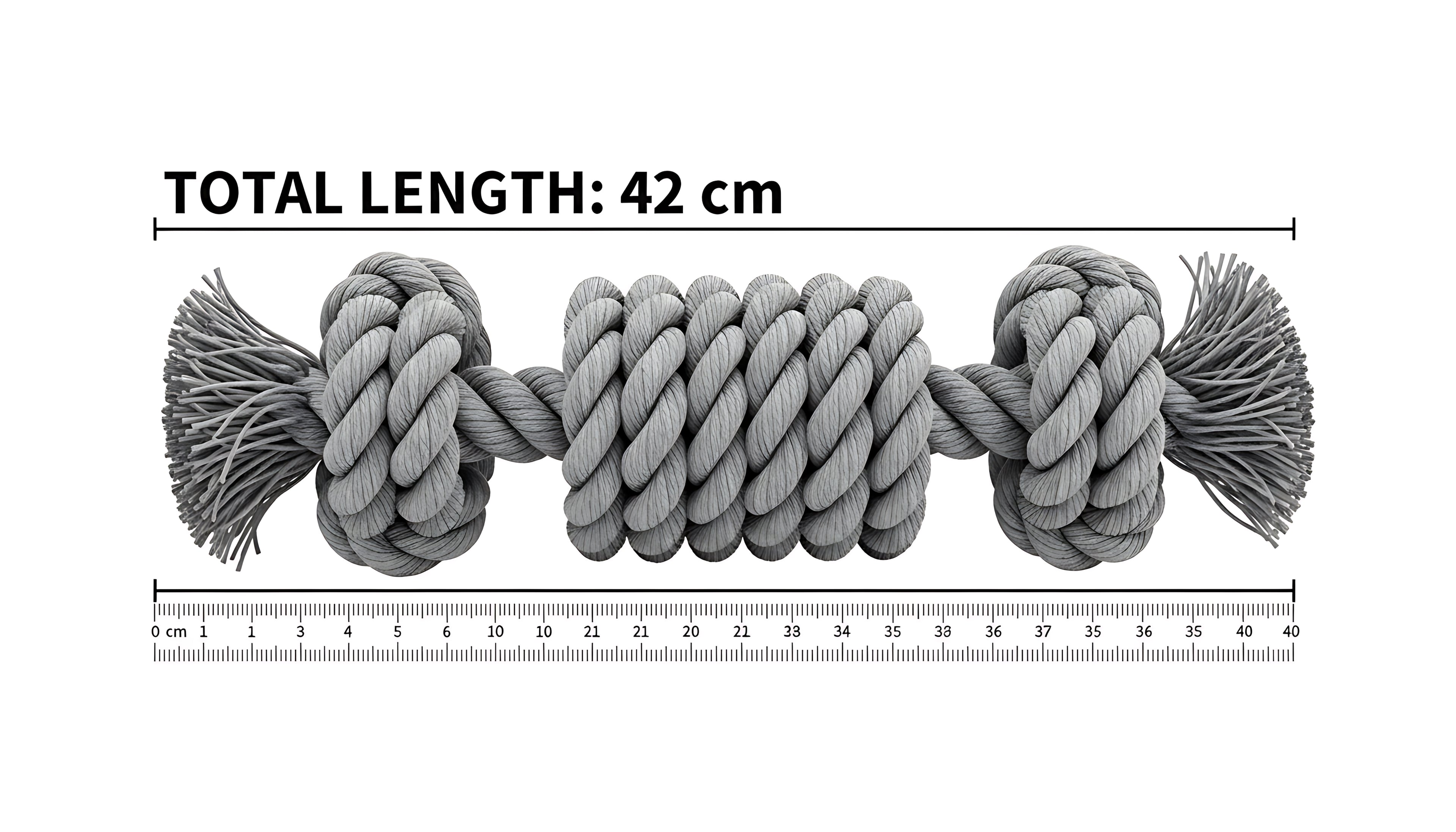 Cotton Rope Tug Dog Toy for Teeth Cleaning Durable Chew Toy for Dogs
