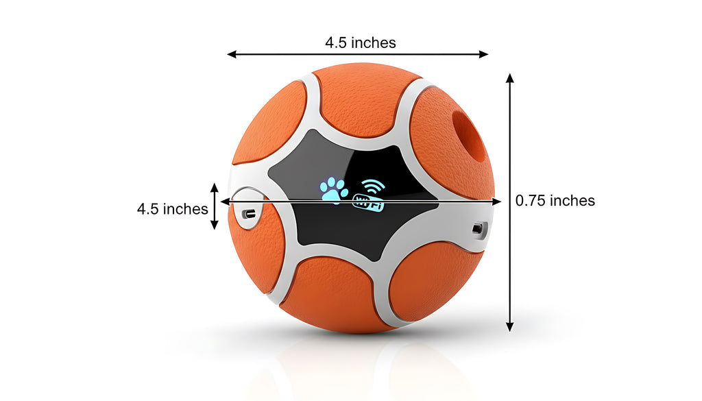 Smart Interactive Dog Ball Auto Rolling LED Pet Toy for Active Dogs