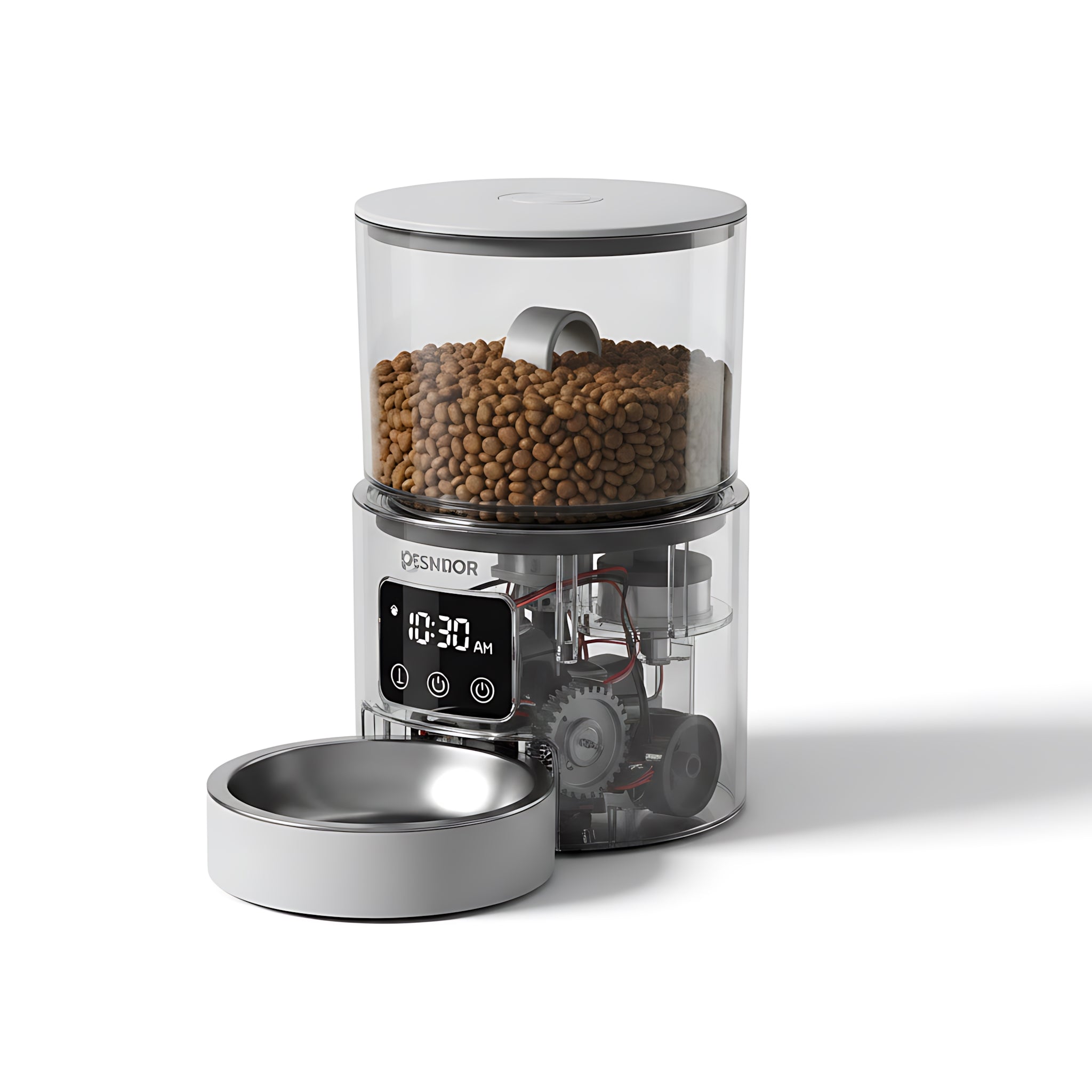 Smart Automatic Pet Feeder with Timer WiFi Control 4L Food Dispenser