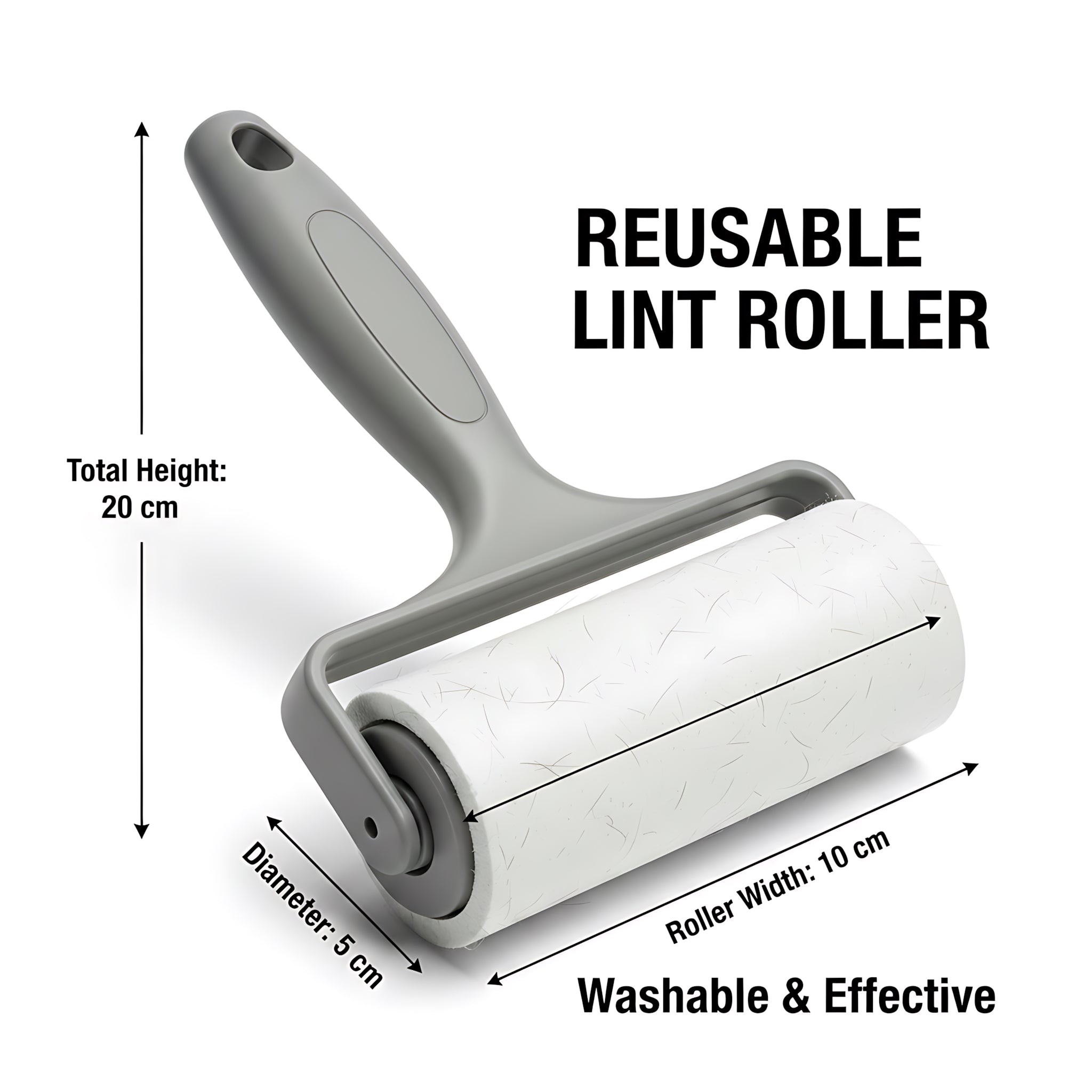 Reusable Pet Hair Remover Roller for Furniture Clothes Lint Remover Brush